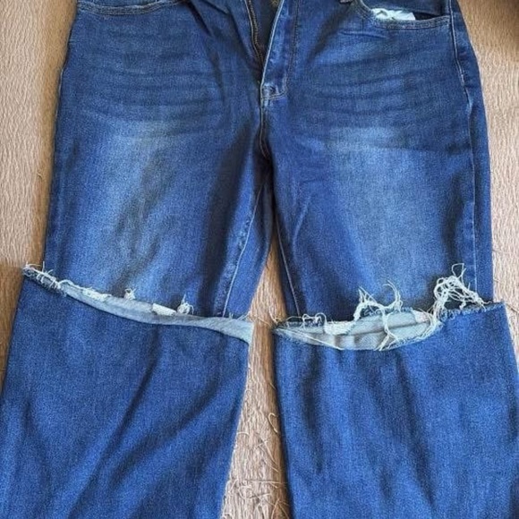 KanCan Blue Flare Jeans - Picture 1 of 2